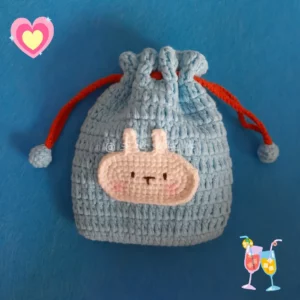 Crochet Drawstring Bags 鉤織束口袋